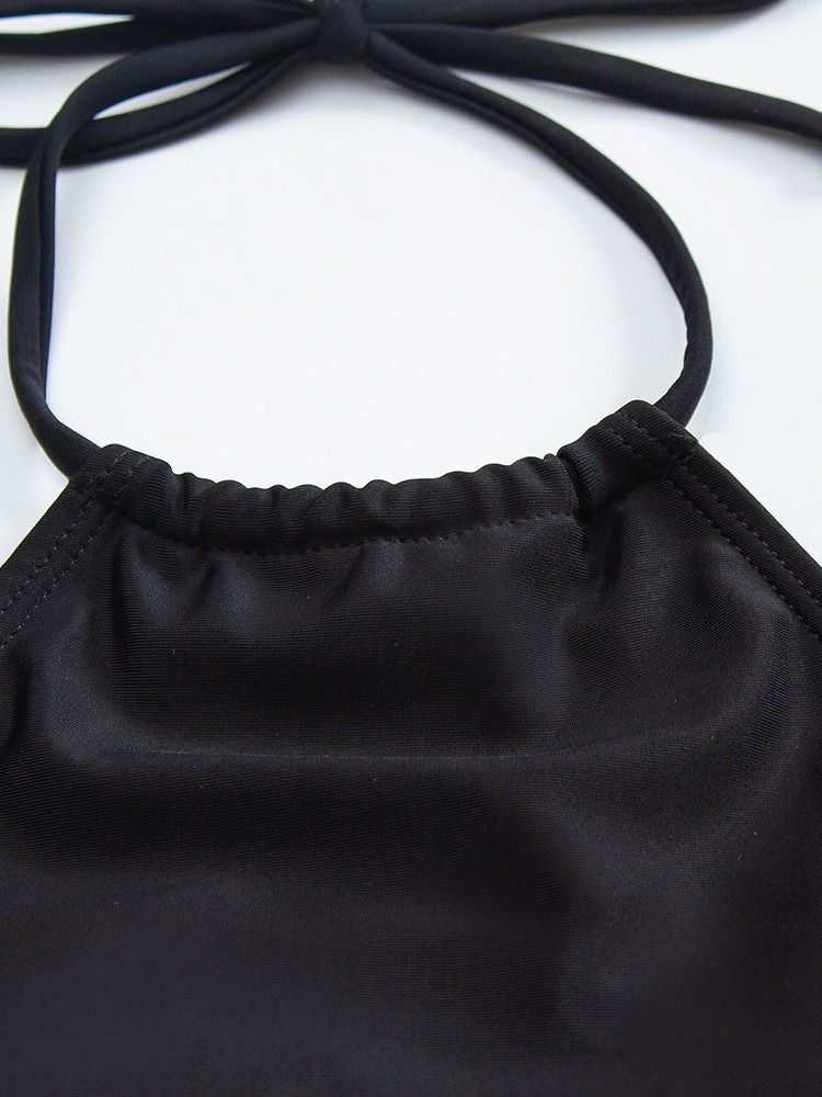 Asymmetrisk Tankini Set Vanliga Badkläder