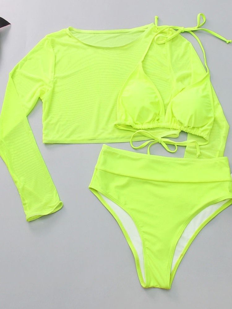 Badkläder Tankini-Set Med Snörning