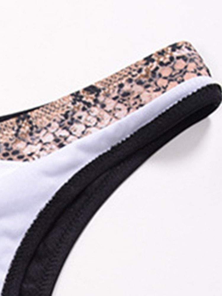 Bikini Set Sexig Print Baddräkt