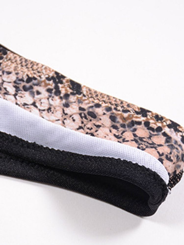 Bikini Set Sexig Print Baddräkt