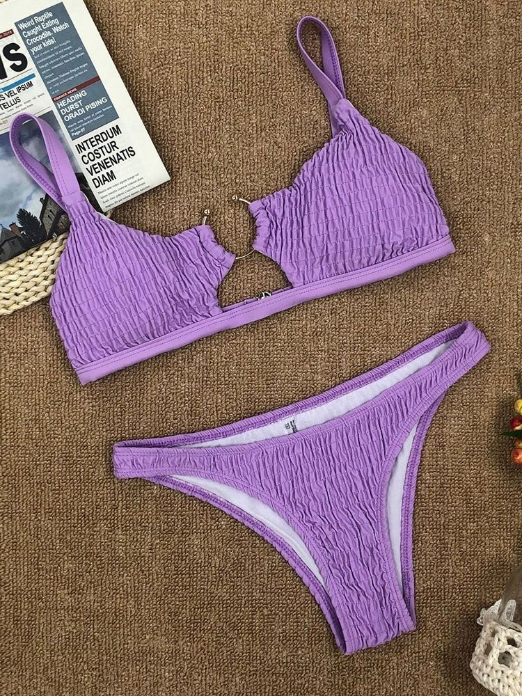 Bikiniset Mode Vanliga Badkläder