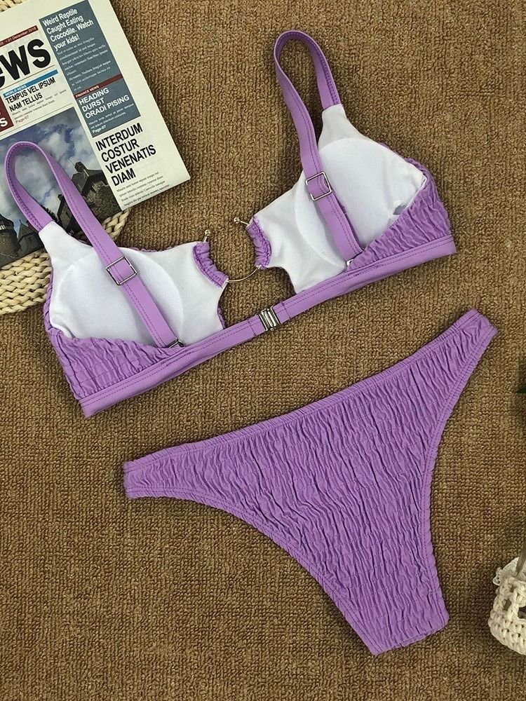 Bikiniset Mode Vanliga Badkläder