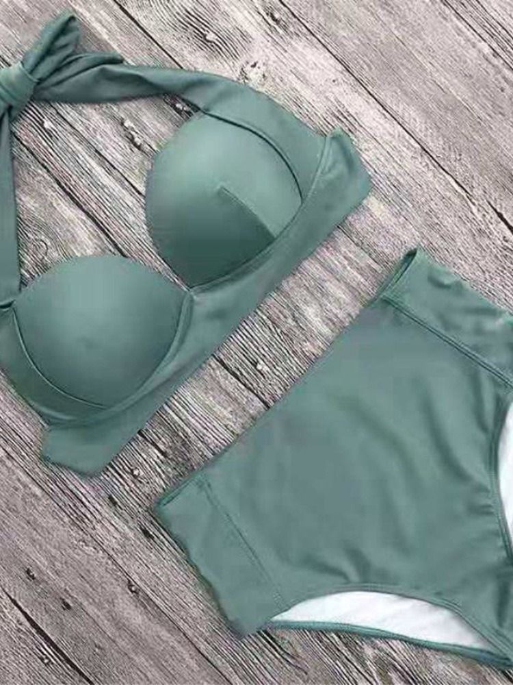 Bikiniset Västerländska Badkläder Med Snörning För Kvinnor