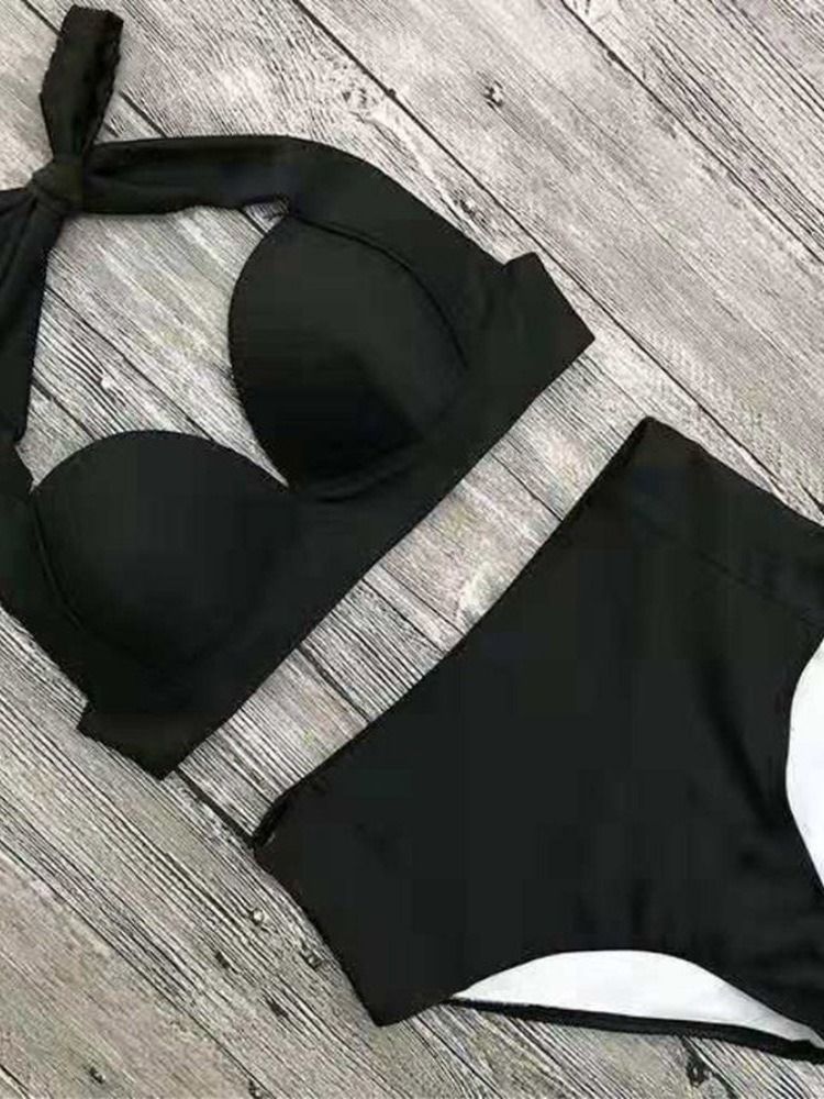 Bikiniset Västerländska Badkläder Med Snörning För Kvinnor