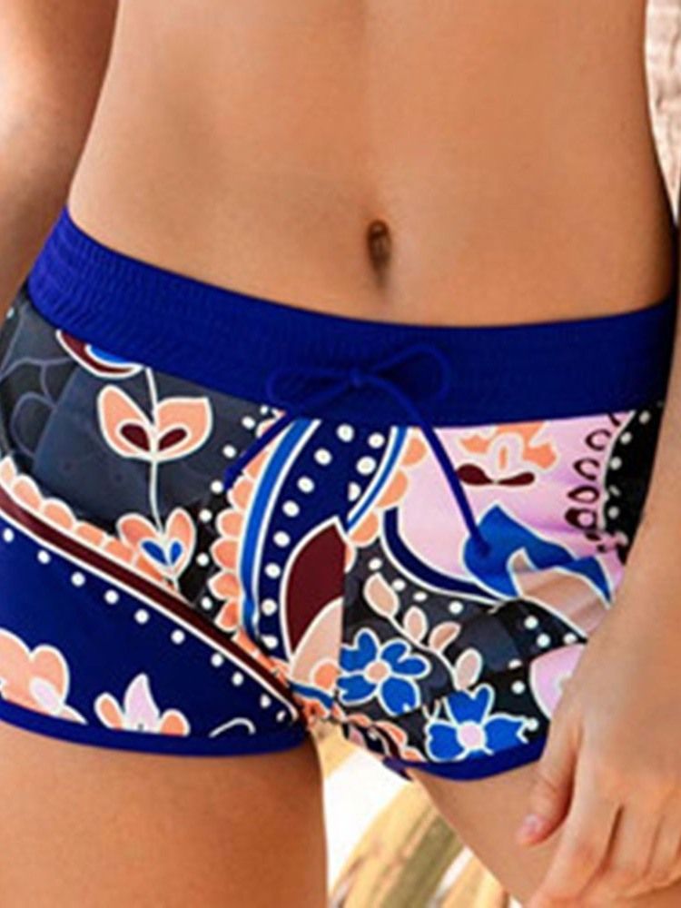 Blommig Tankini Set Mode Badkläder