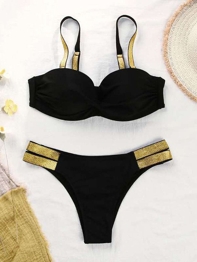 Color Block Sexytankini Set Badkläder
