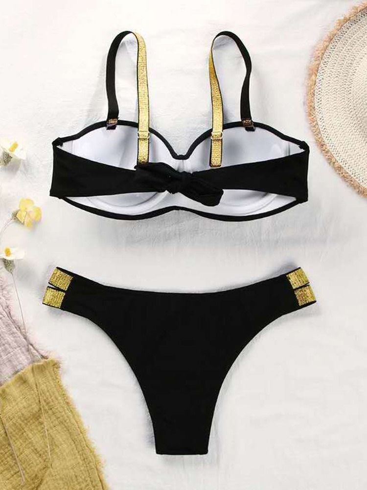 Color Block Sexytankini Set Badkläder