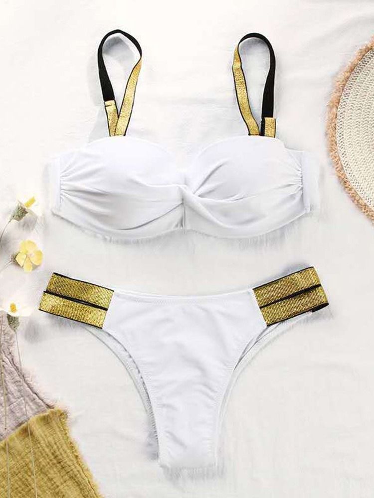 Color Block Sexytankini Set Badkläder