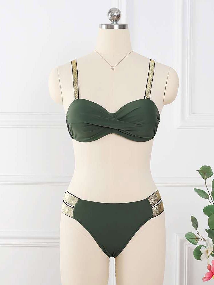 Color Block Sexytankini Set Badkläder