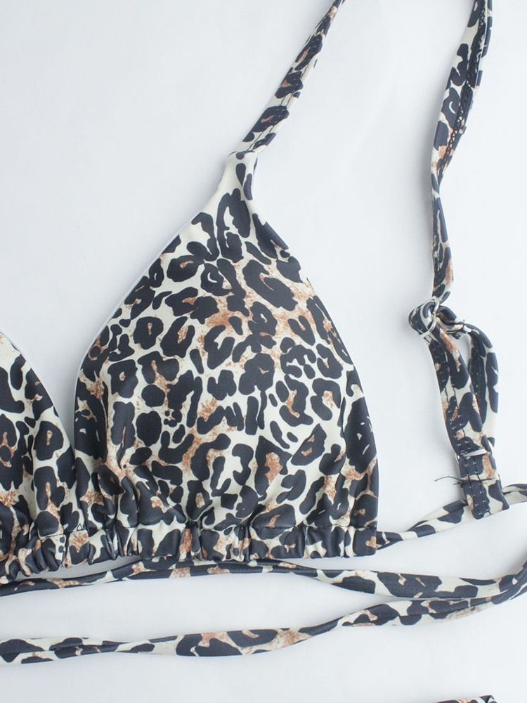 Lace-Up Bikini Dam Set Sexiga Badkläder