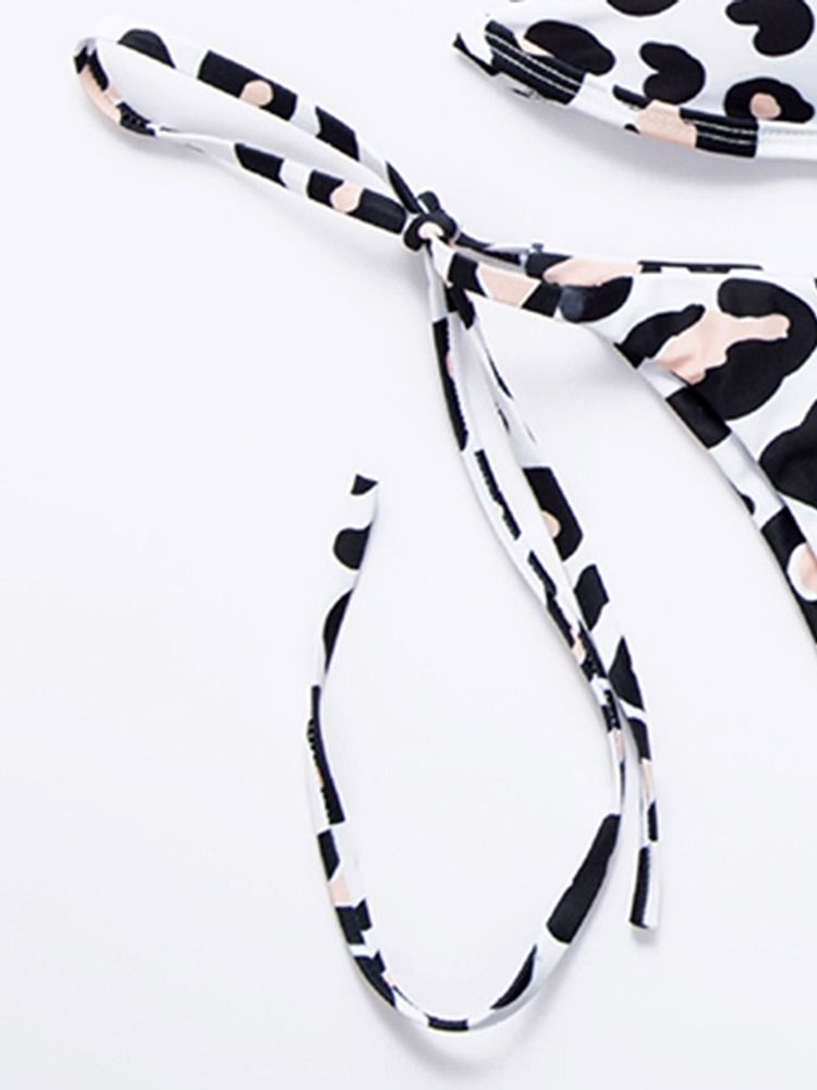 Leopard Beach Look Bikiniset Badkläder