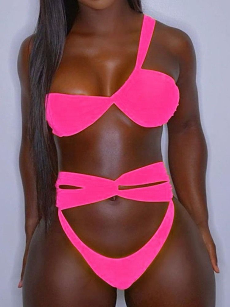 Sexig Tankini-Set För Kvinnor I Enkla Badkläder