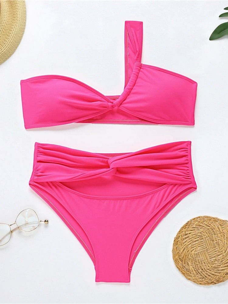 Sexig Tankini-Set För Kvinnor I Enkla Badkläder