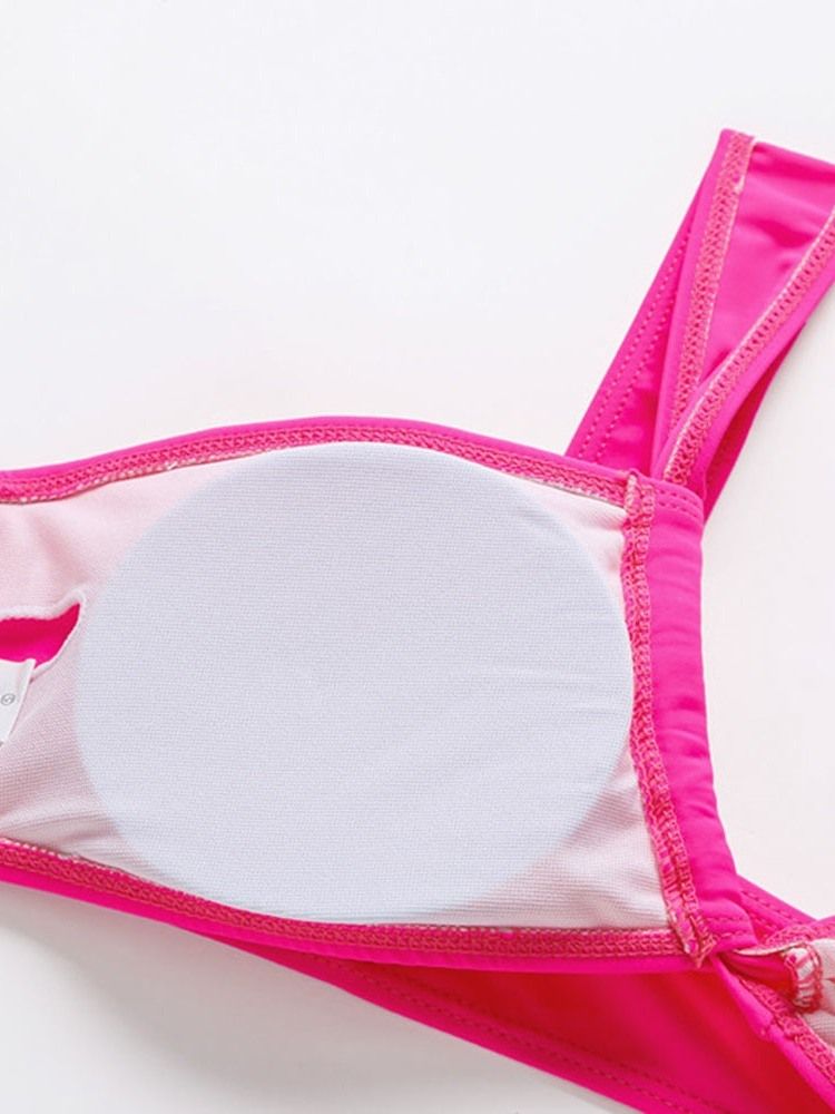 Sexig Tankini-Set För Kvinnor I Enkla Badkläder