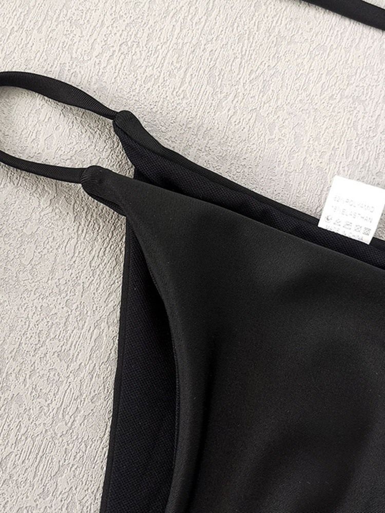 Sexig Tankini-Set Vanliga Badkläder För Kvinnor
