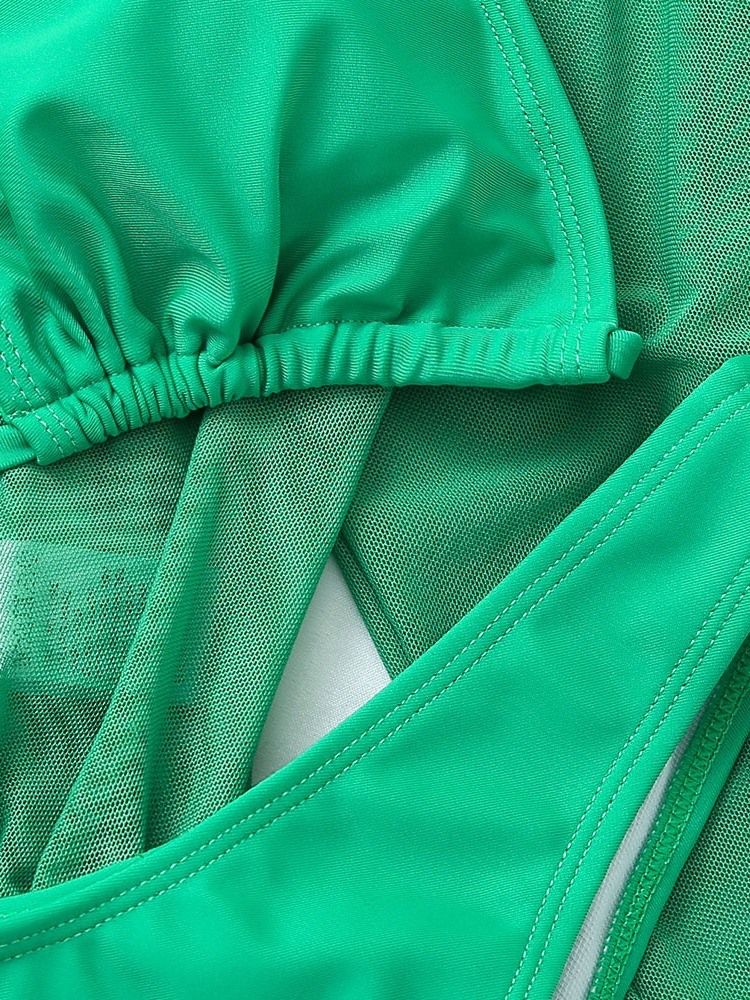 Sexiga Enkla Badkläder Tankini-Set För Kvinnor