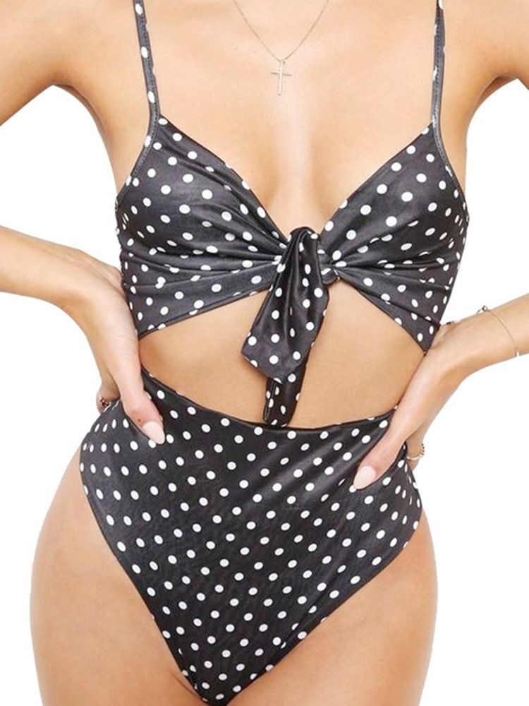 Sexiga One Piece Stripe Badkläder