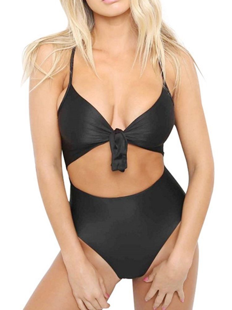 Sexiga One Piece Stripe Badkläder
