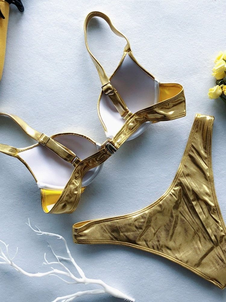 Vanlig Stretchig Sexig Bikini