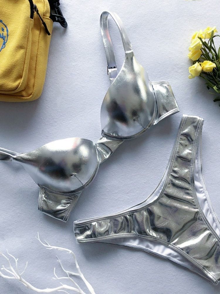 Vanlig Stretchig Sexig Bikini