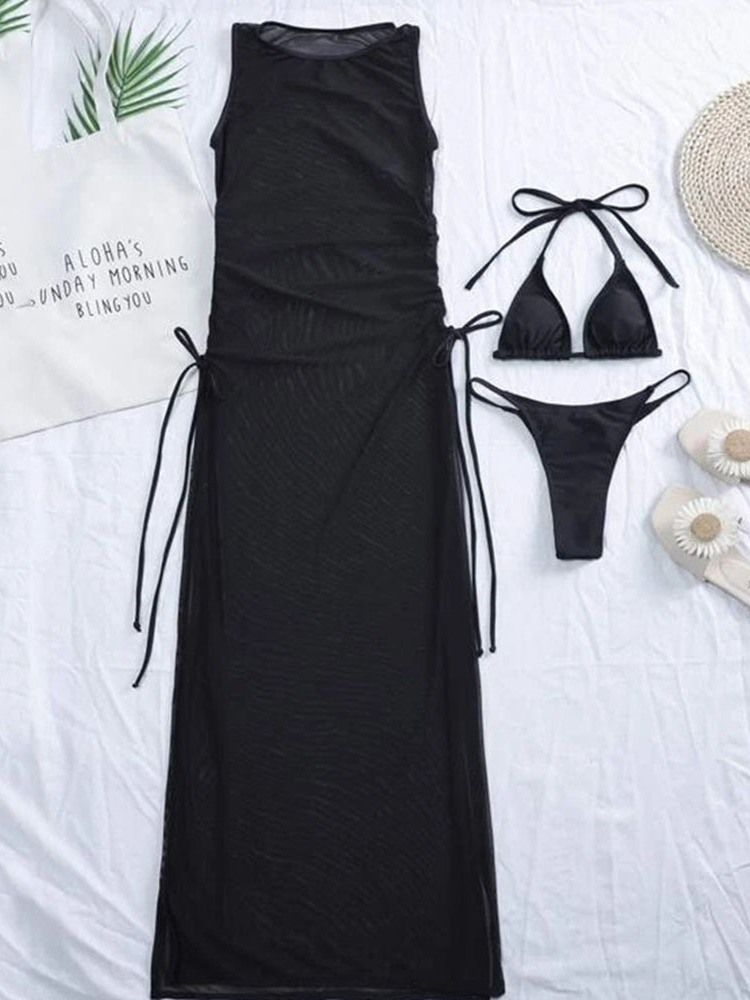 Vanligt Tankini-Set Dambadkläder