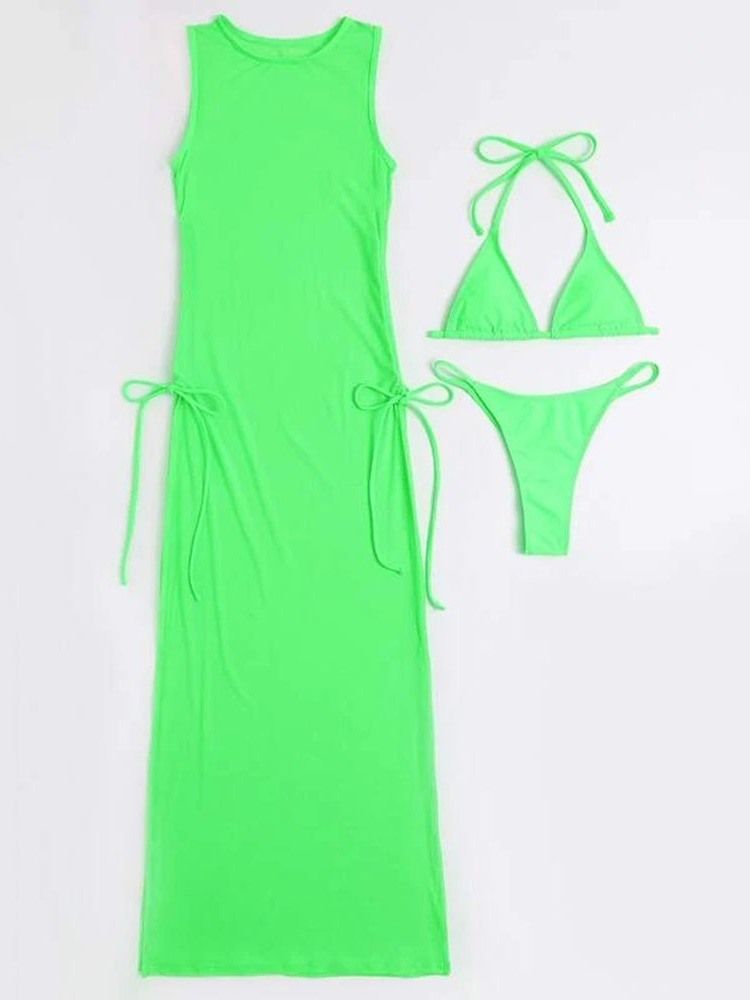 Vanligt Tankini-Set Dambadkläder