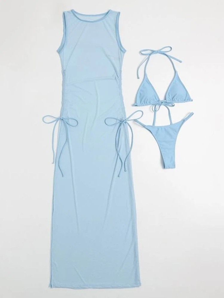 Vanligt Tankini-Set Dambadkläder