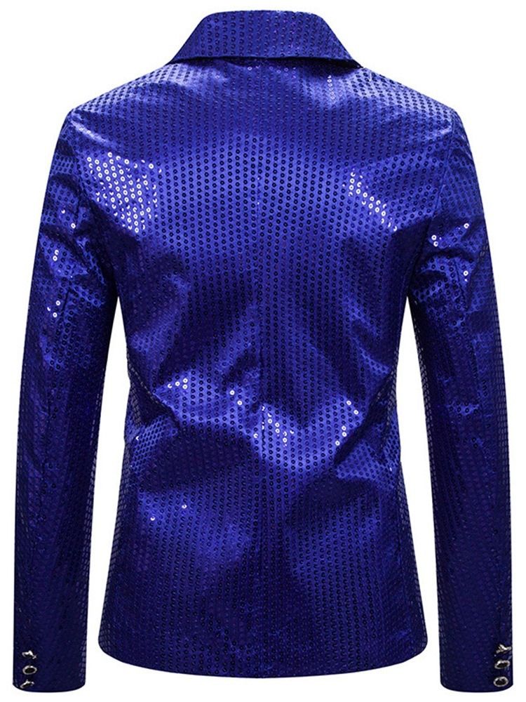 Casual Naggad Lapel Paljetter Leisure Blazer