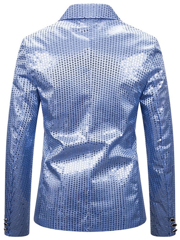 Casual Naggad Lapel Paljetter Leisure Blazer