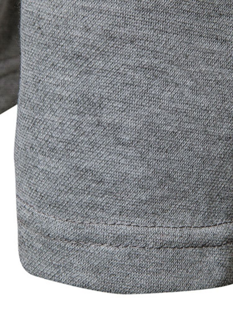 Enkel Enkelknäppt Slimmad Fritidsblazer För Män