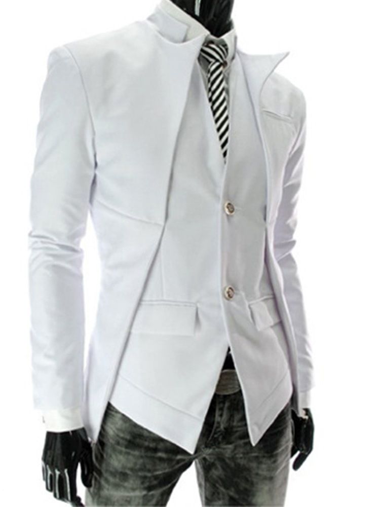 Enkelknäppt Vanlig Ol Leisure Blazer