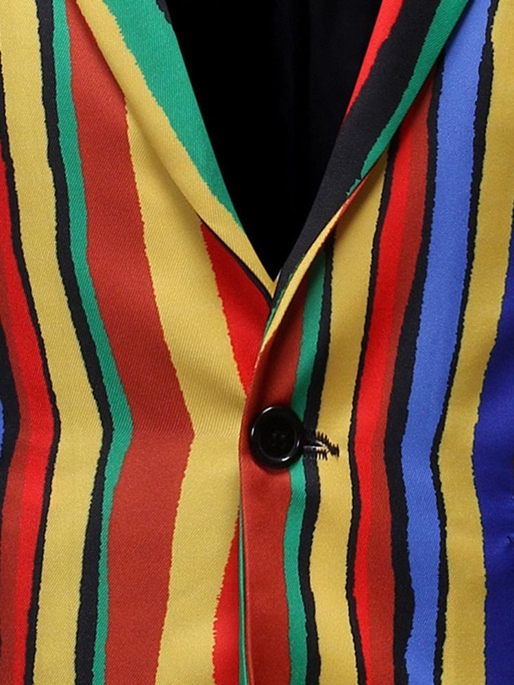 Enknapps Fritidsblazers För Män