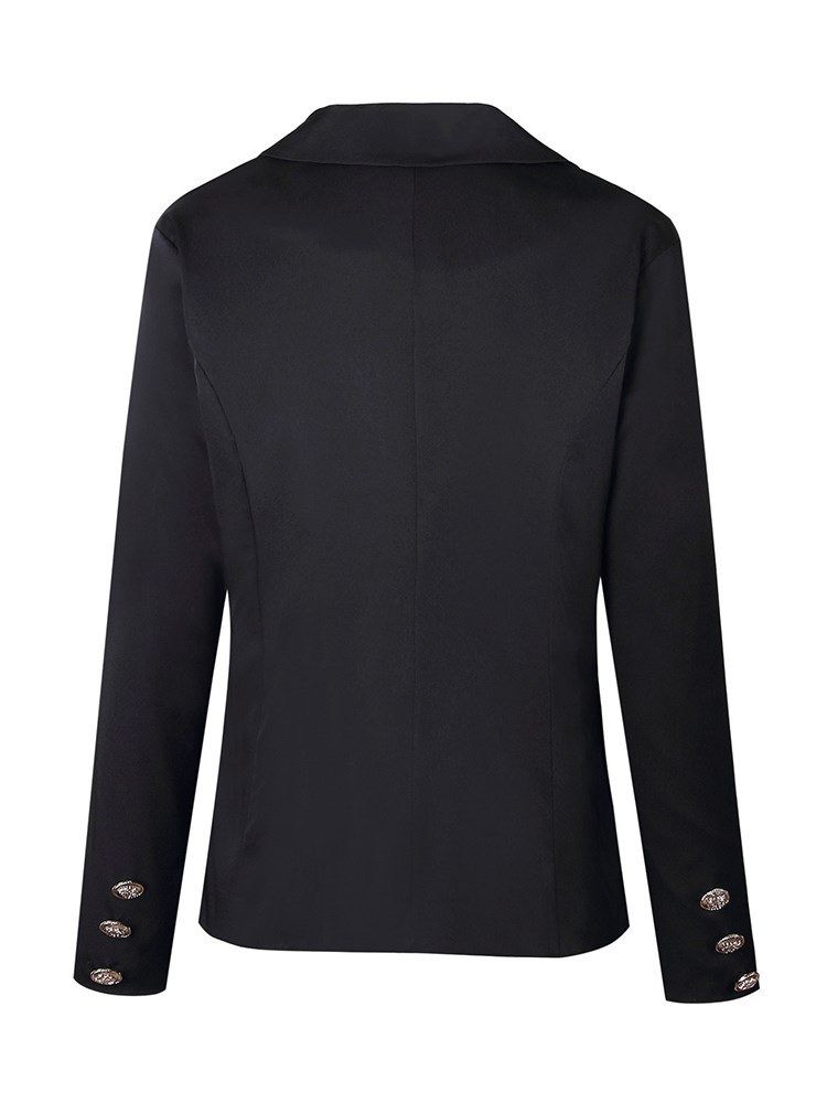 Knapp Dubbelknäppt Vanlig Blazer