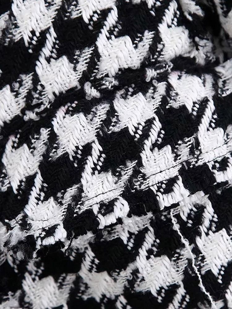 Långärmad Dubbelknäppt Lapel Vanlig Standard Casual Damblazer