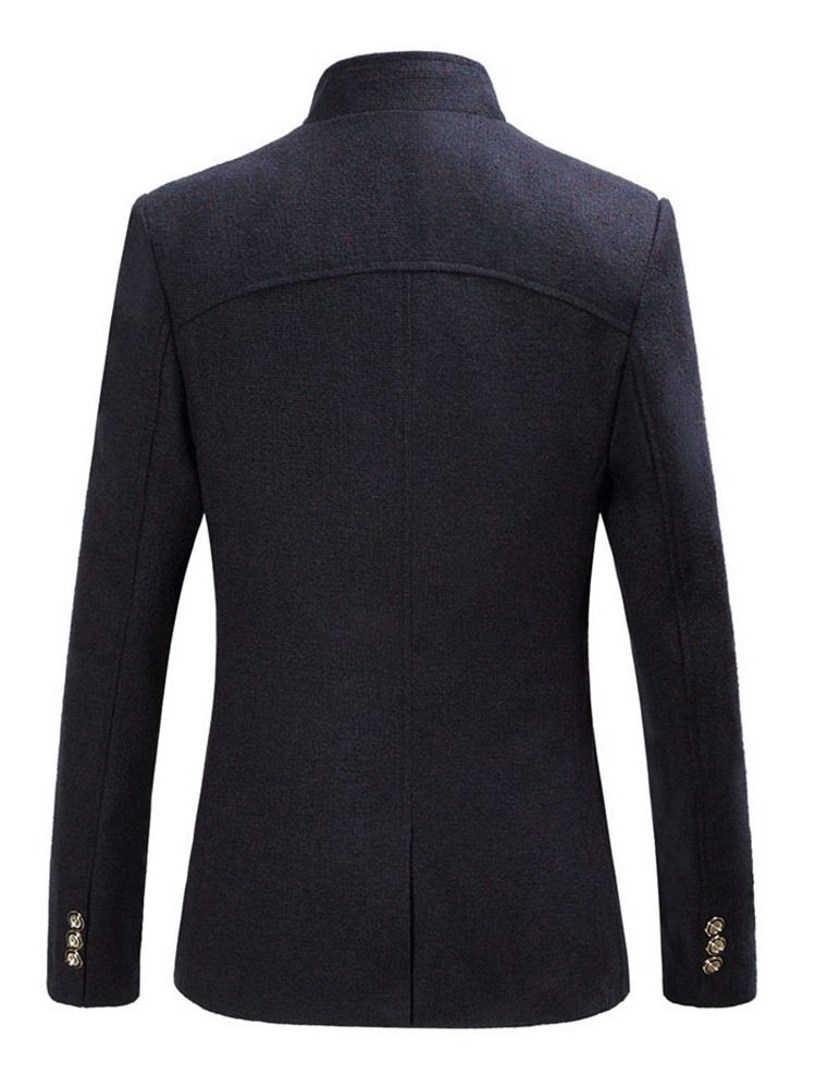 Mandarinkrage Slim Button Leisure Blazer