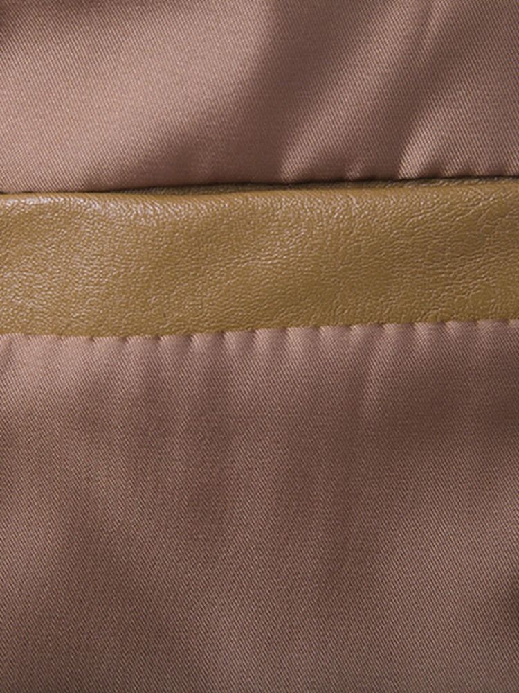 One Button Vogue Pu Slim Blazer För Män