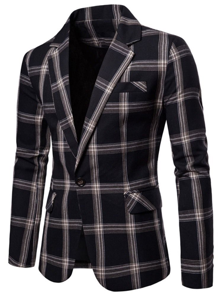 Rutig Naggad Lapel Slim Leisure Blazer