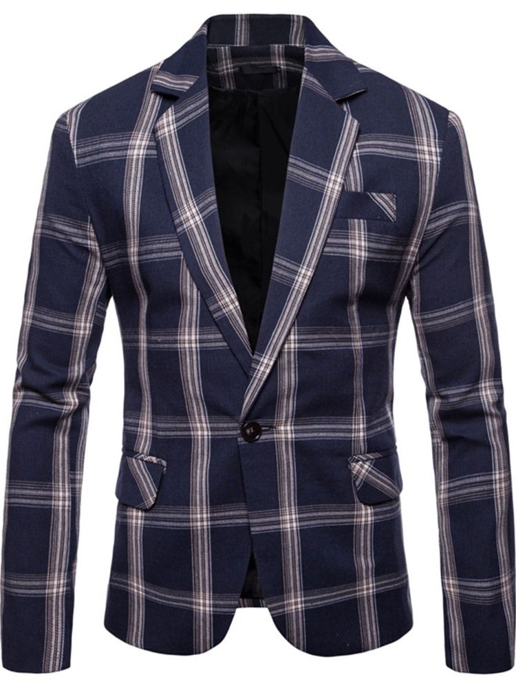 Rutig Naggad Lapel Slim Leisure Blazer