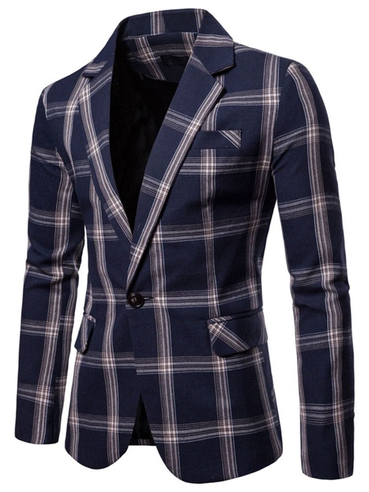 Rutig Naggad Lapel Slim Leisure Blazer
