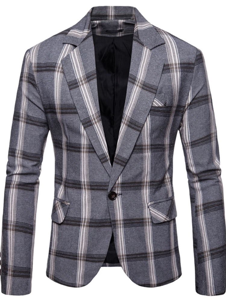 Rutig Naggad Lapel Slim Leisure Blazer