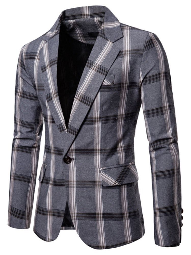 Rutig Naggad Lapel Slim Leisure Blazer