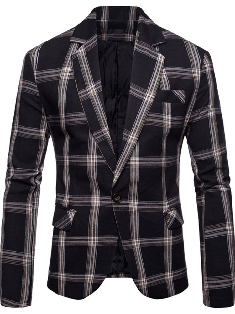 Rutig Naggad Lapel Slim Leisure Blazer