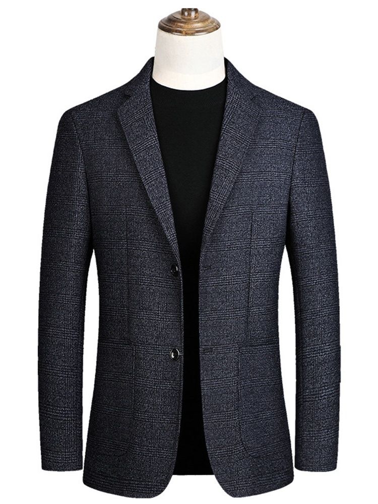 Smal Skårad Lapel Ol Blazer