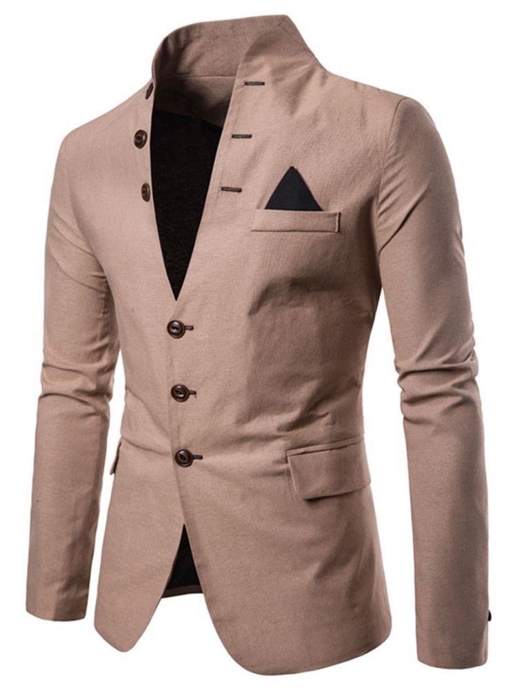Ståkrage Slim Button Leisure Blazer