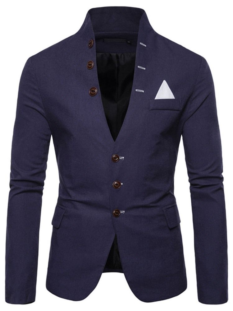 Ståkrage Slim Button Leisure Blazer