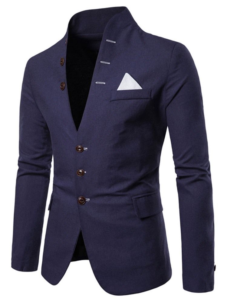 Ståkrage Slim Button Leisure Blazer