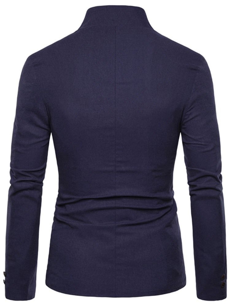 Ståkrage Slim Button Leisure Blazer