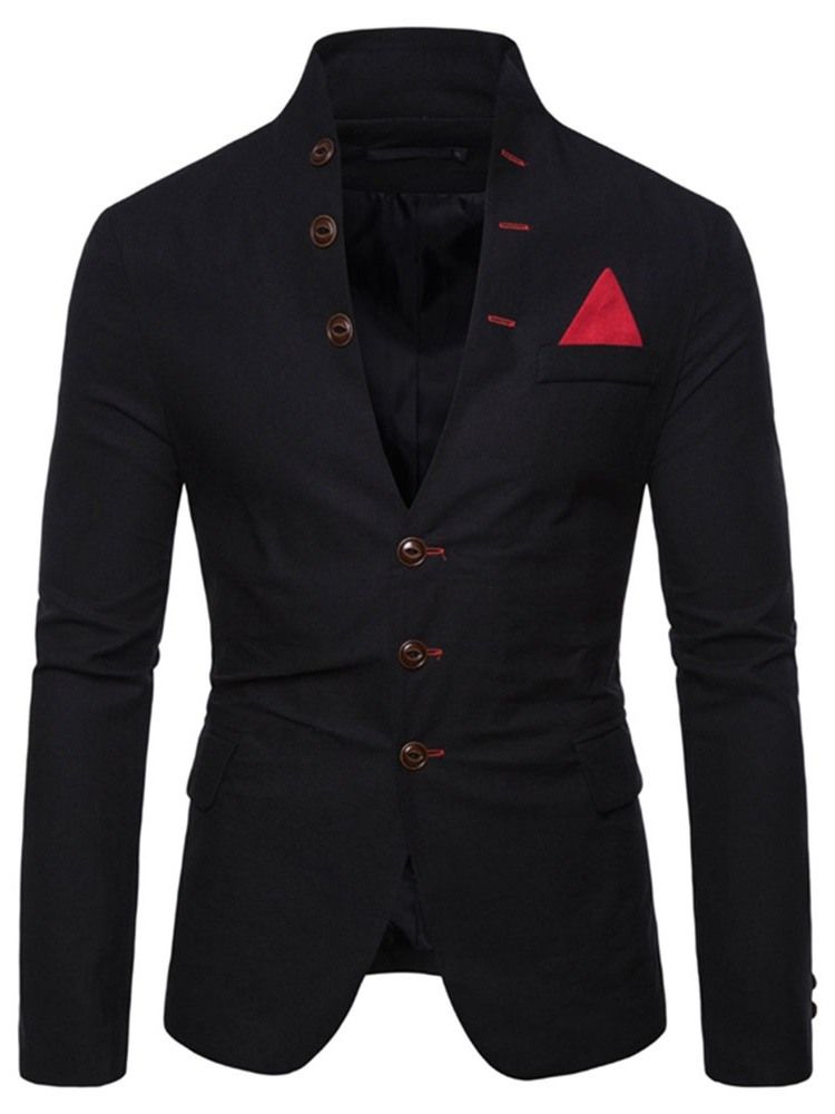 Ståkrage Slim Button Leisure Blazer