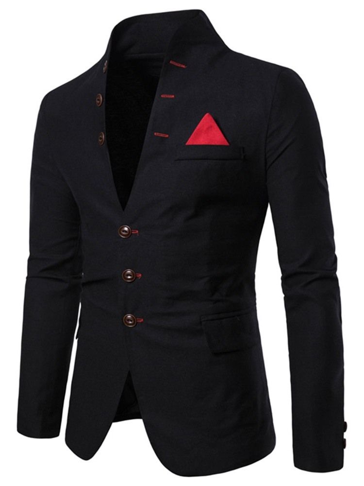 Ståkrage Slim Button Leisure Blazer