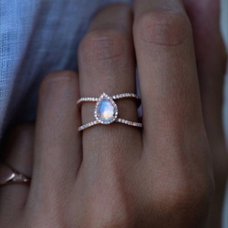 Diamant Brons Romantisk Ring